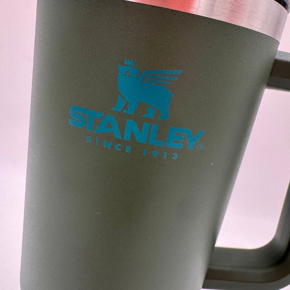 Rare OG Stanley Adventure Quencher Tumbler 40oz Matte Green Gen 1 A Brand of PMI